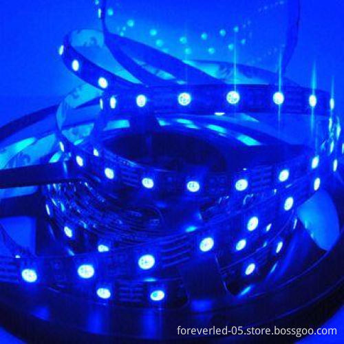 Black PCB Board LED Strip in Blue, with 5050 SMD Non-waterproof LED Strip and 5m 300-piece SMD